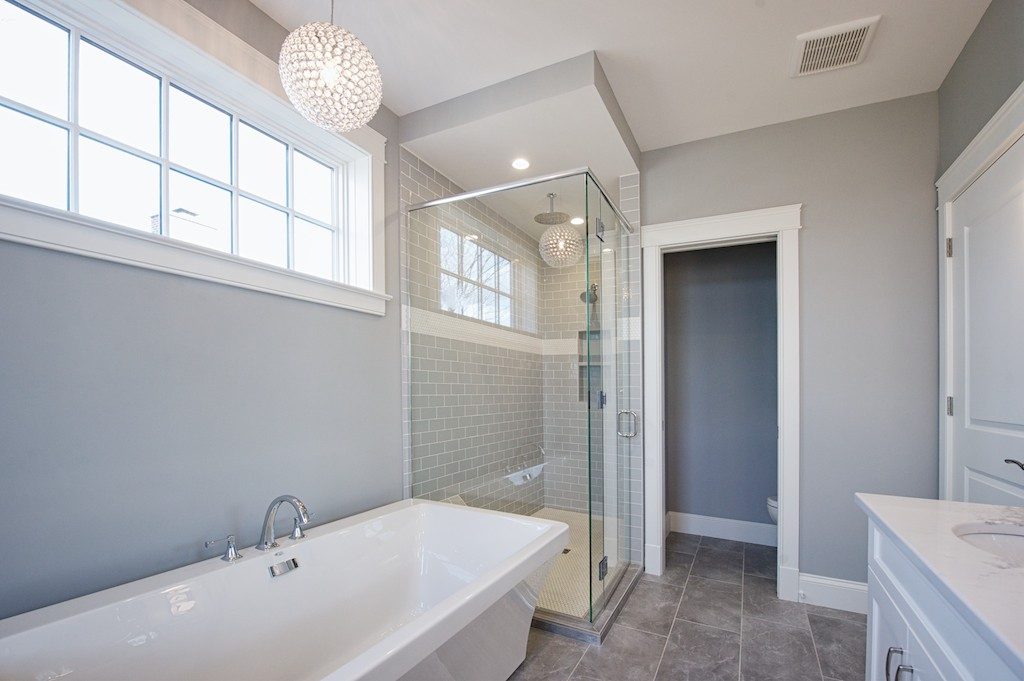 Custom bathroom build
